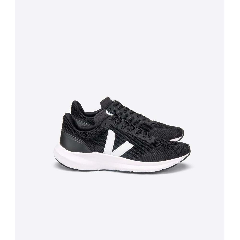 Veja MARLIN V-KNIT Loopschoenen Dames Black/White | BE 379BEX